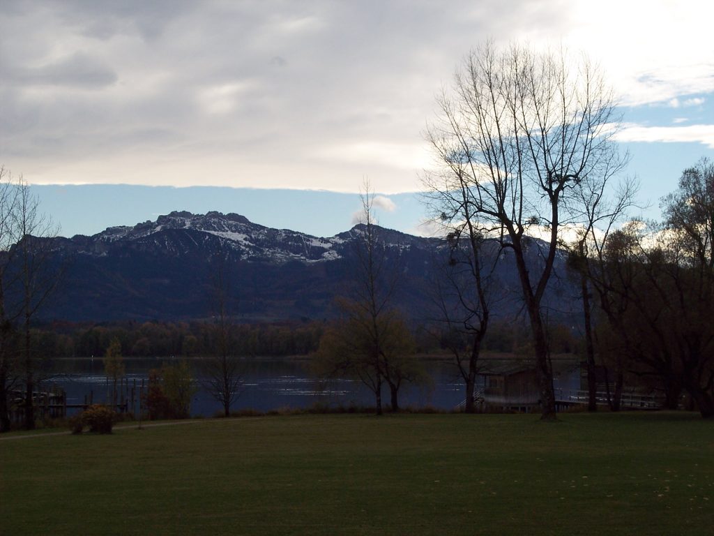 Abb. 1: Blick über den Chiemsee