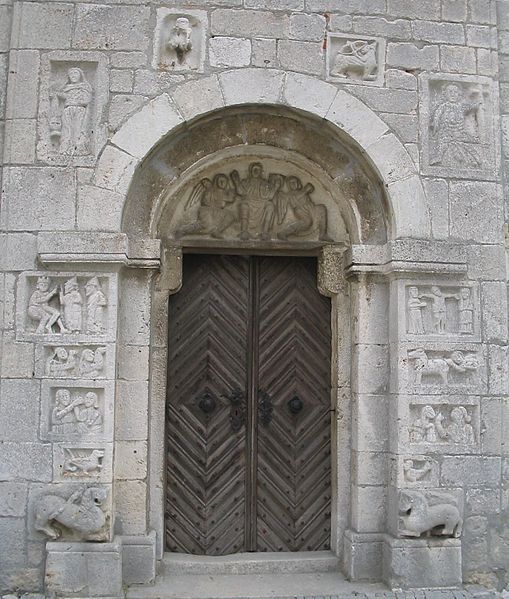 Nordportal von St. Andreas, Bad Gögging, nahe Regensburg; um 1200 [wikipedia]