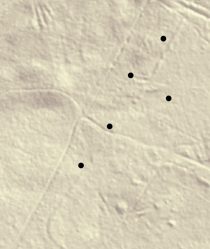 Abb. 3: Relief-Sicht auf das nordwestliche Clavicula-Tor [TIM-Online]